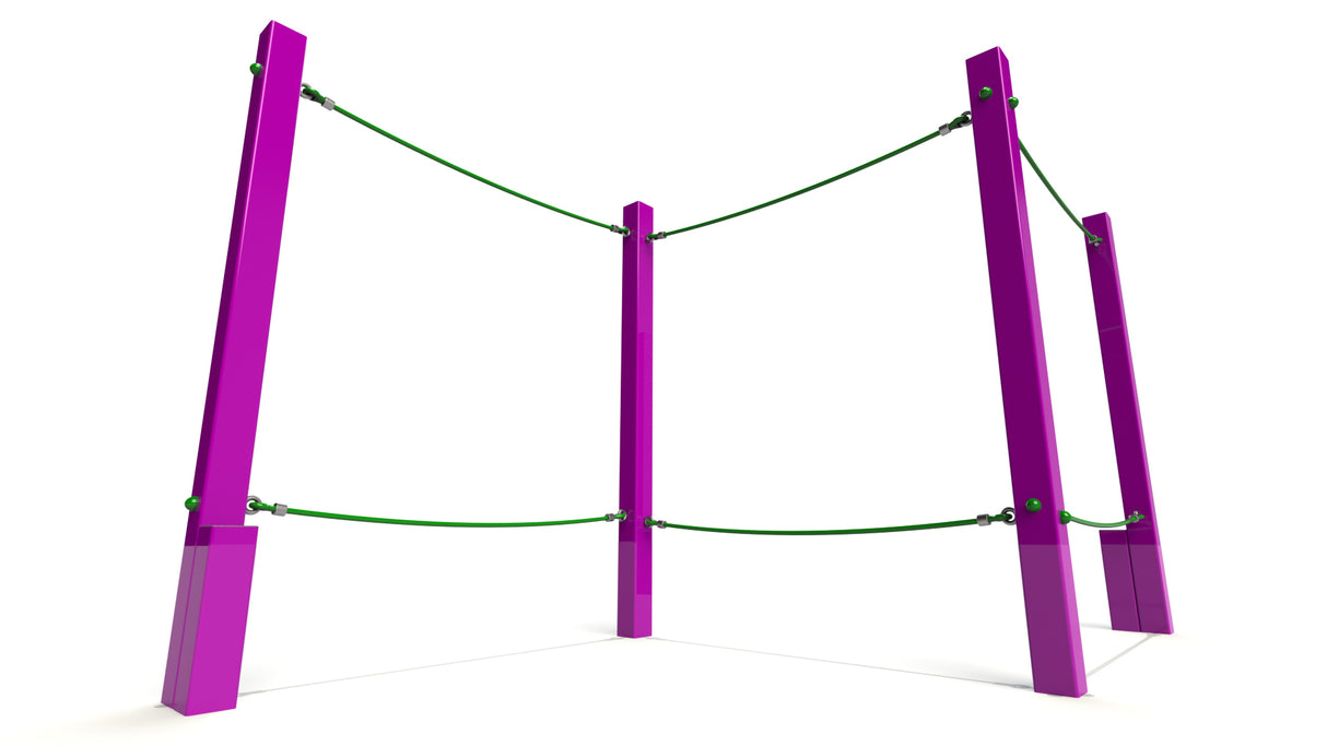 Steel Slalom Rope Walk