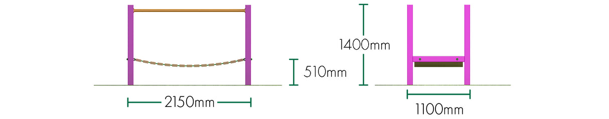 Steel Suspension Bridge