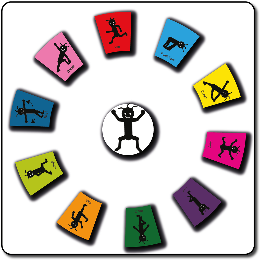 Exercise Wheel Coloured Blocks