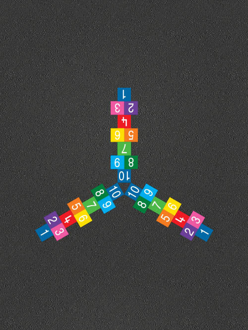 3 Way Hopscotch