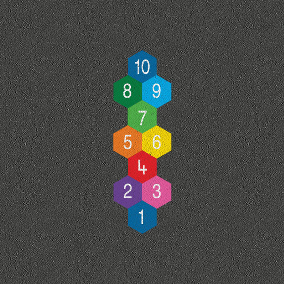 Hexagon Hopscotch