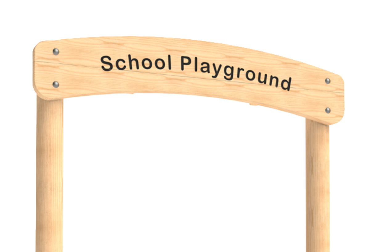 Timber Archway Sign