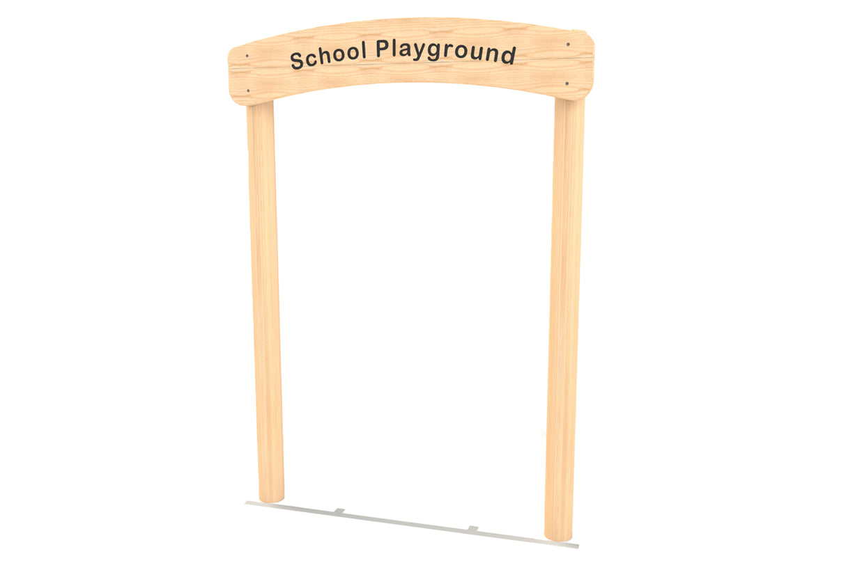 Timber Archway Sign