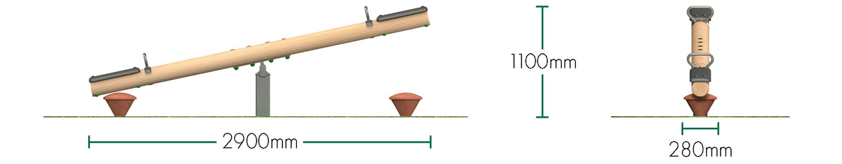 Timber See Saw