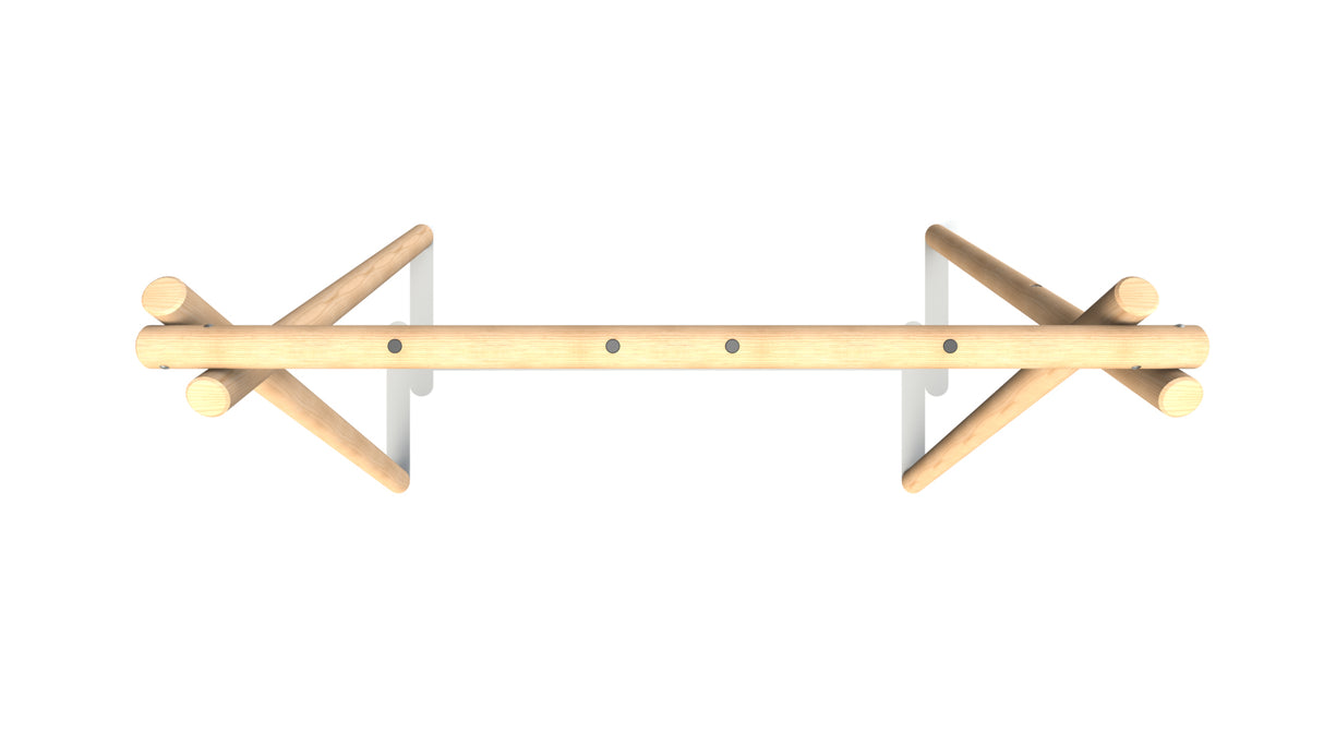 Timber Double Swing Frame Only (2.4m)