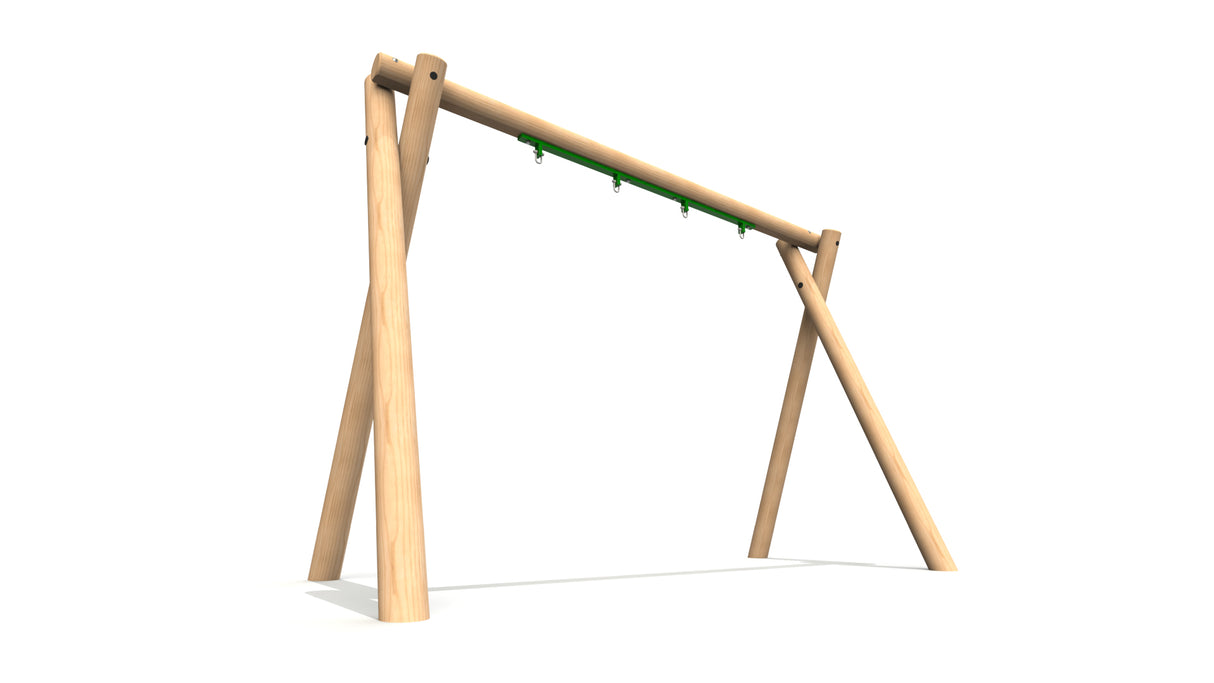 Timber Double Swing Frame Only (2.4m)