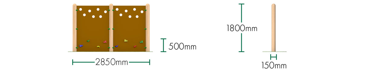 Traverse Wall (Double Sided)