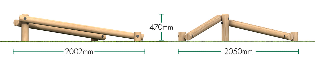 V Balance Beam