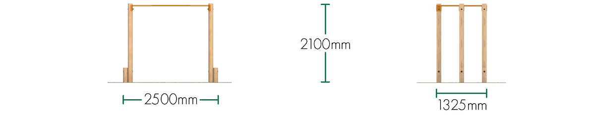 Zig Zag Traverse Bars
