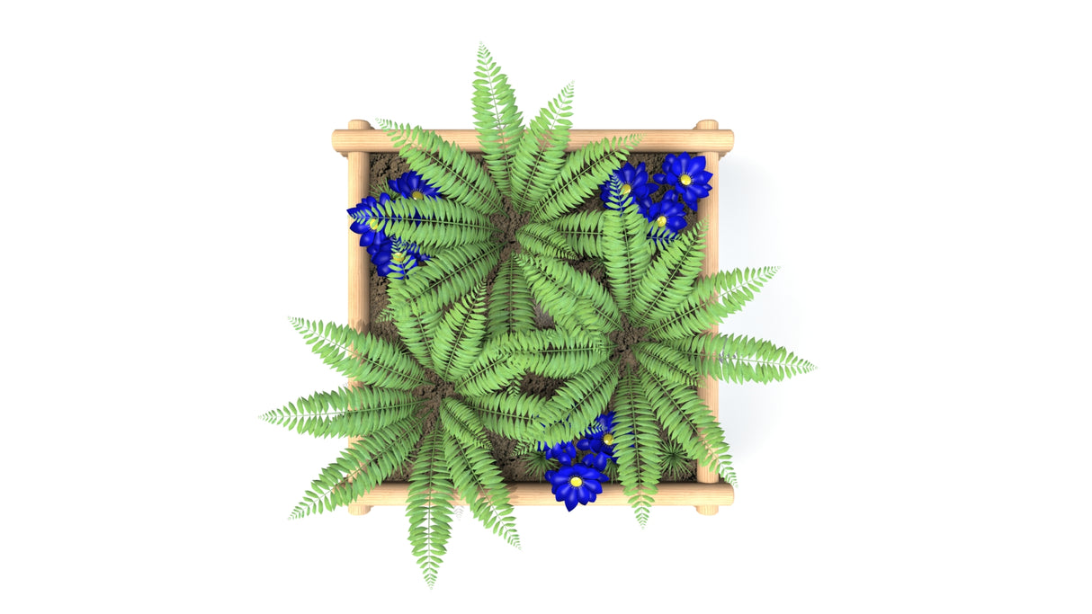 1.8m Round Log Planter