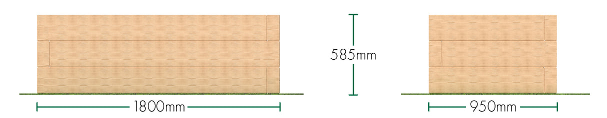 Sleeper Planter 1.8m