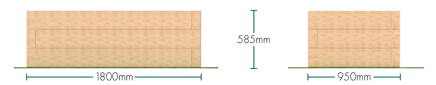 Sleeper Planter 1.8m