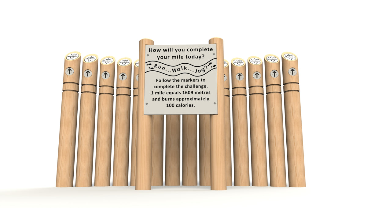 100m - 1600m Markers