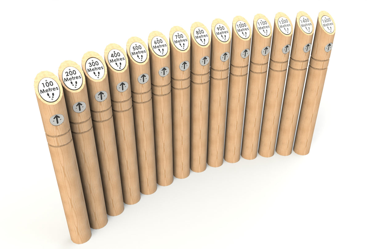 100m - 1600m Markers