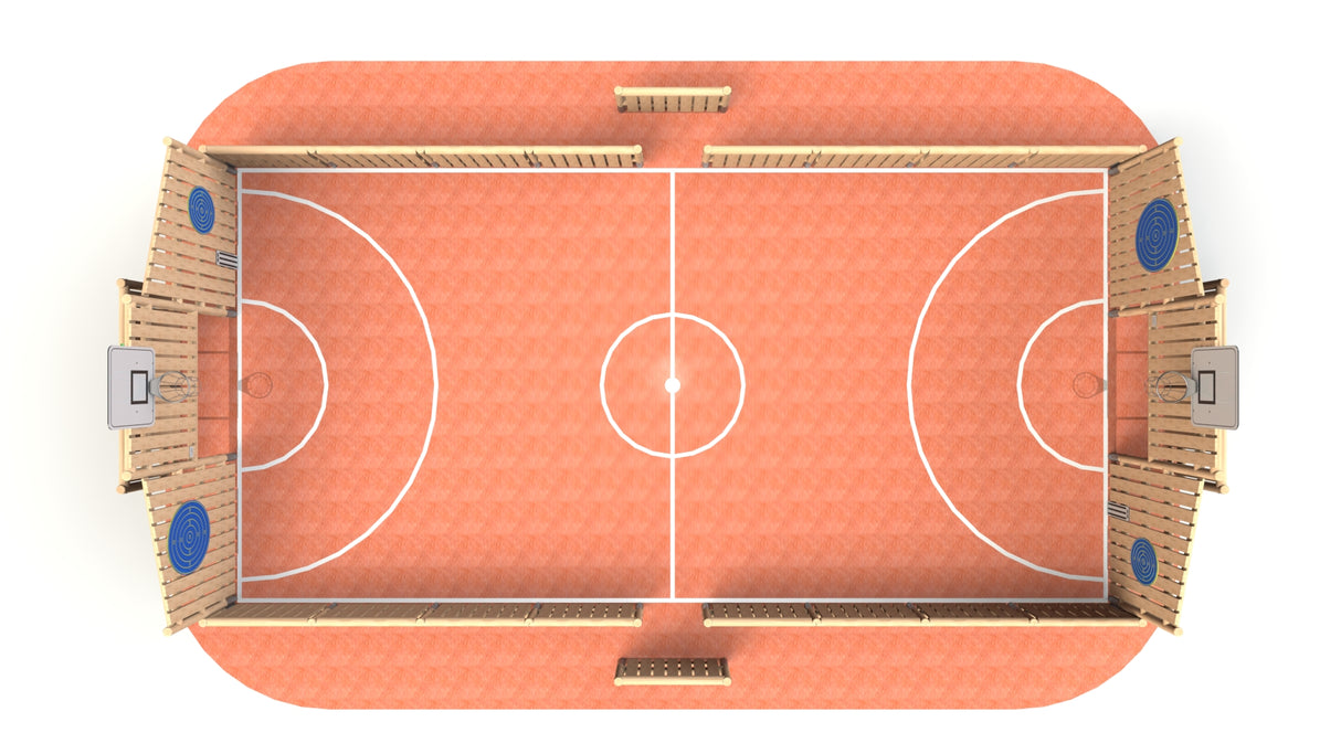 18 x 10m Timber MUGA