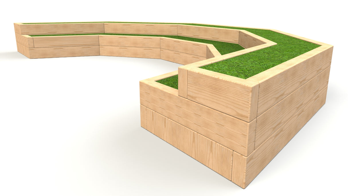 2 Tier 5 Sided Amphitheatre