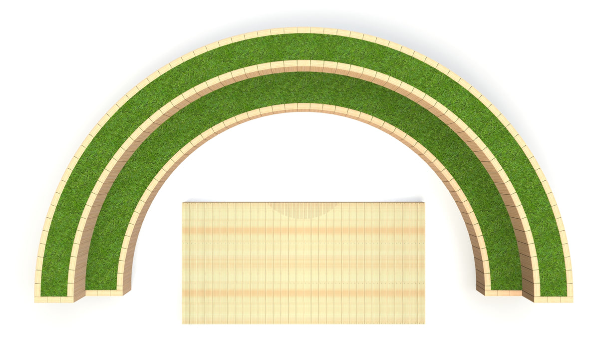 2 Tier Curved Amphitheatre