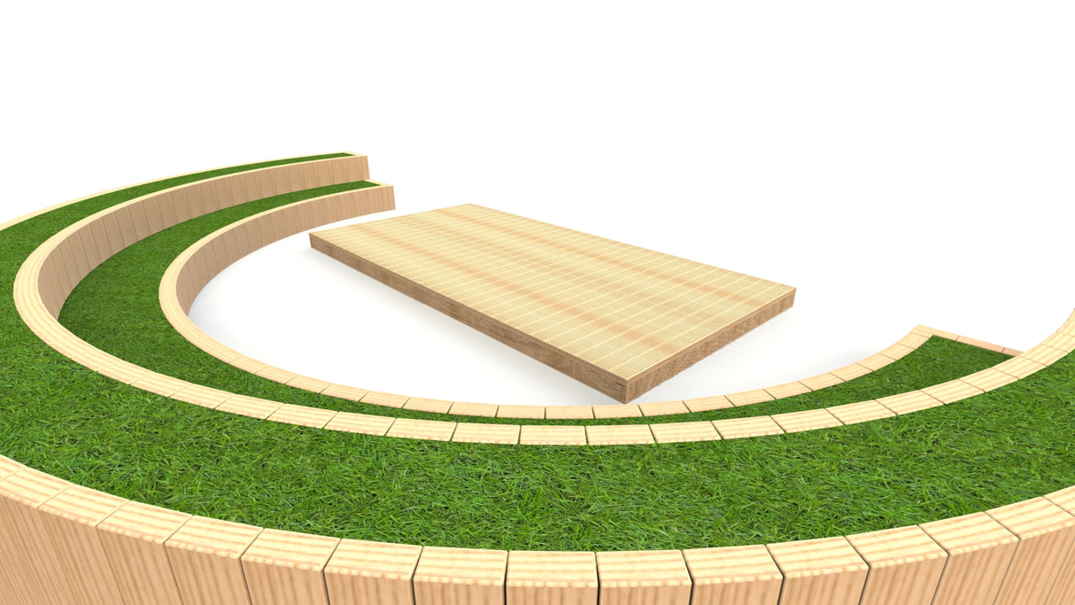 2 Tier Curved Amphitheatre