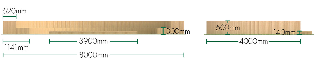 2 Tier Curved Amphitheatre