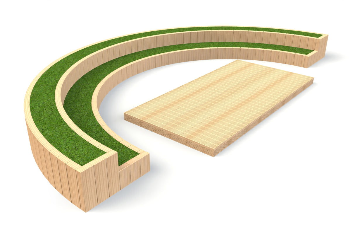 2 Tier Curved Amphitheatre