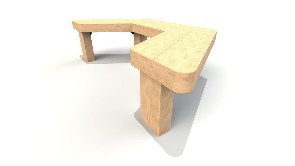 2m Half Hexagonal Seat