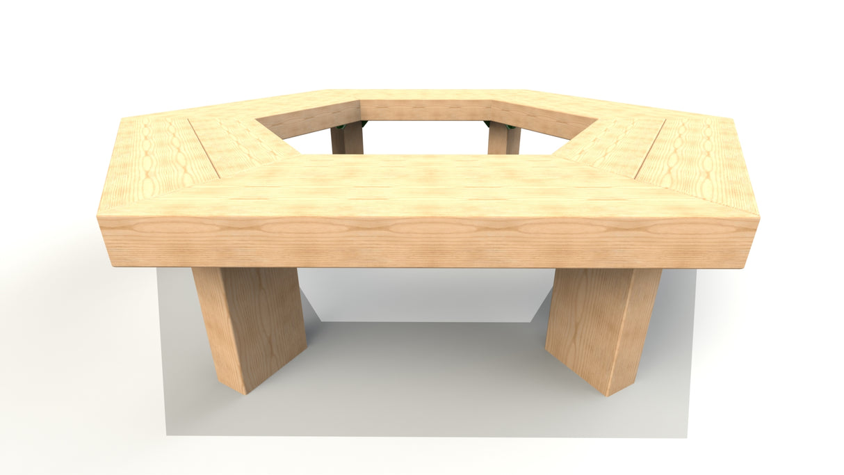 2m Hexagonal Tree Seat
