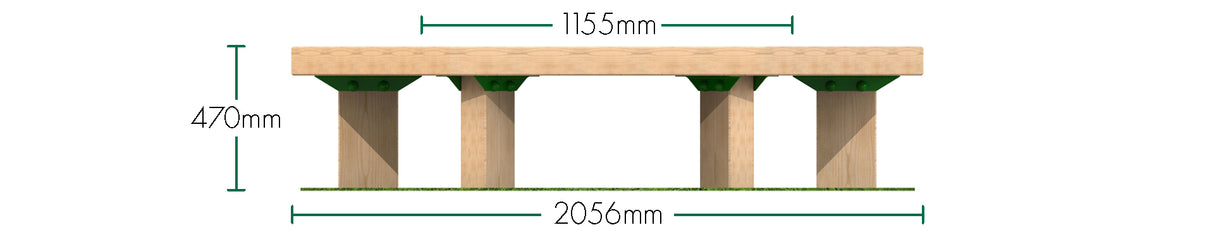 2m Hexagonal Tree Seat