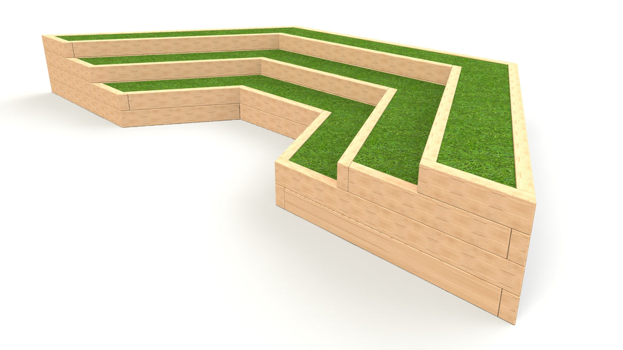 3 Tier 3 Sided Amphitheatre