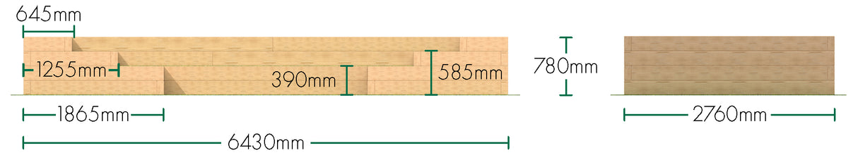 3 Tier Square Amphitheatre