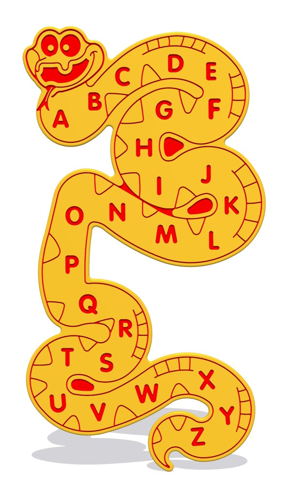 Alphabet Snake Wall Play Panel