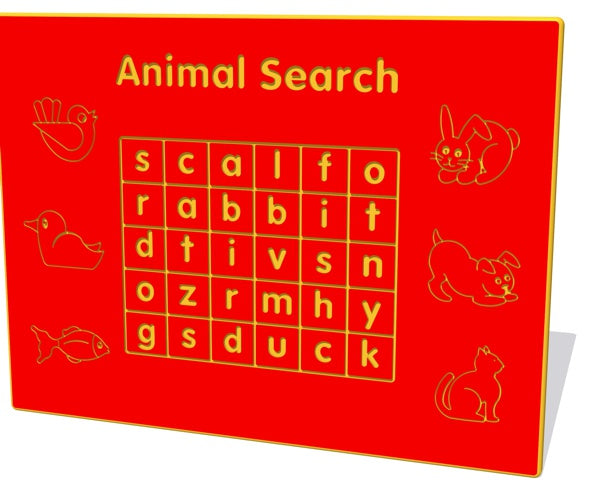 Animal Search Play Panel