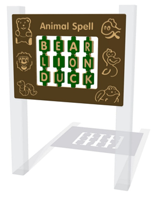 Animal Spelling Play Panel