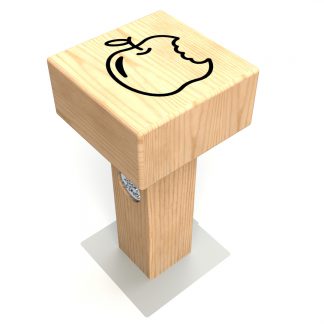 Apple Button Stool