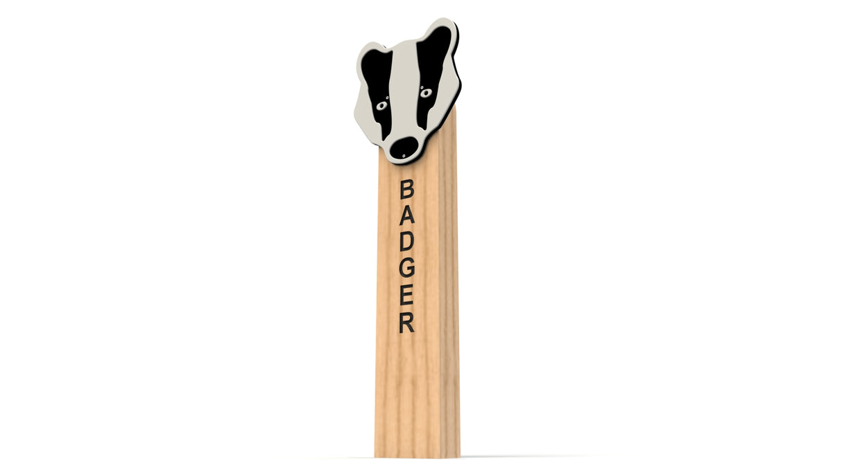 Badger Animal Post