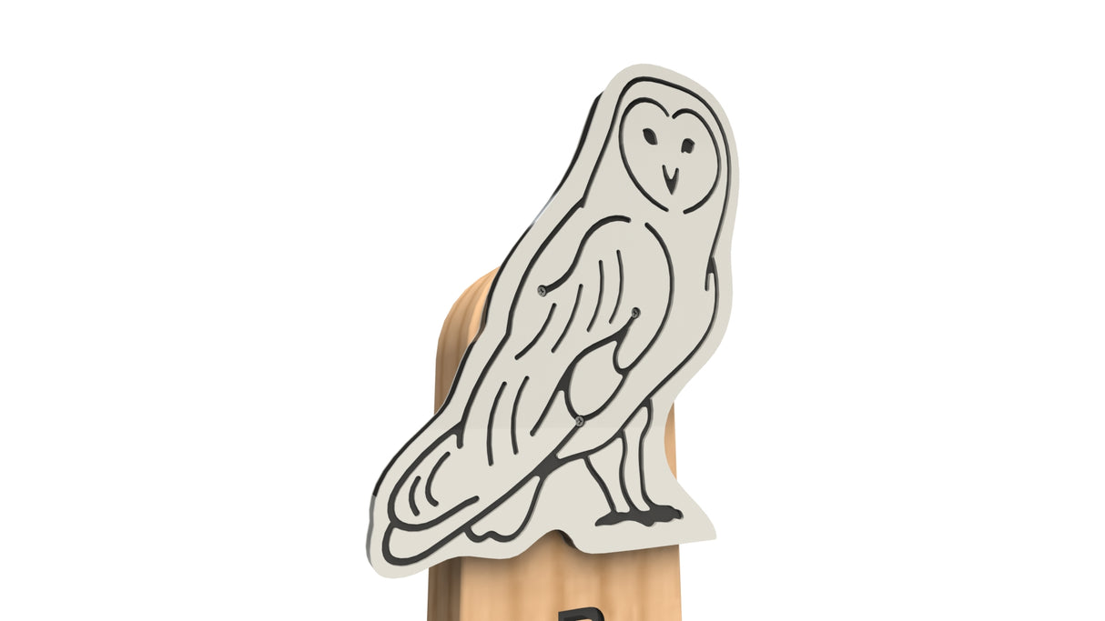 Barn Owl Animal Post