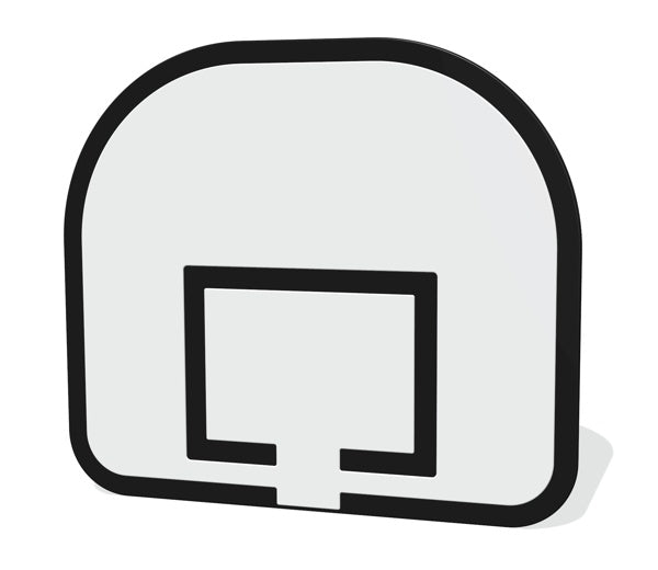 Rounded Basketball Backboard 1800mm x 1050mm