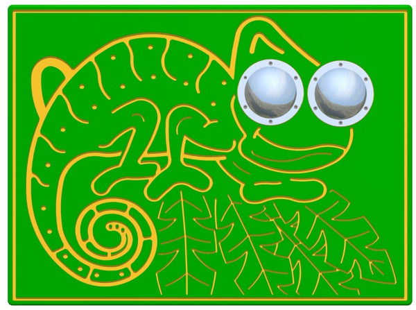 Bug Eyes Chameleon Play Panel
