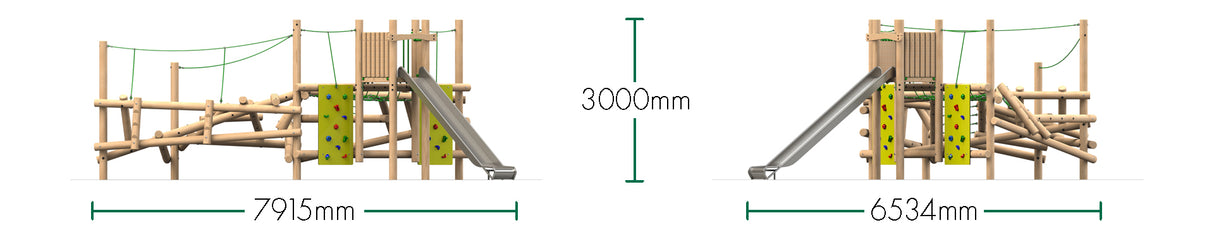 Clamber Stack 5 with Slide