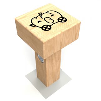 Carriage Button Stool