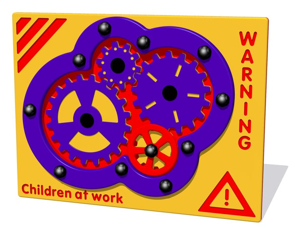 Children at Work Cog Play Panel