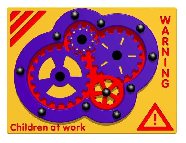 Children at Work Cog Play Panel