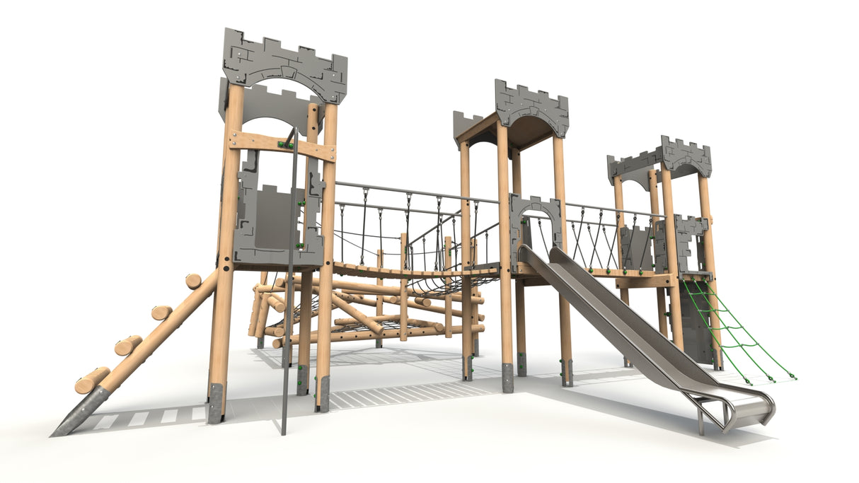 Clamber Tower 3 Triple Deck Castle