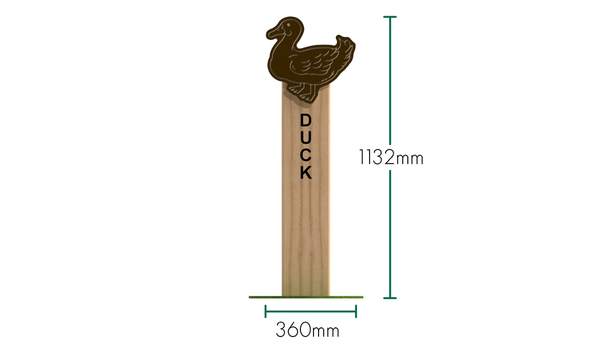 Duck Animal Post