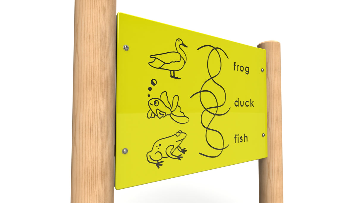 Duck, Fish, Frog Panel