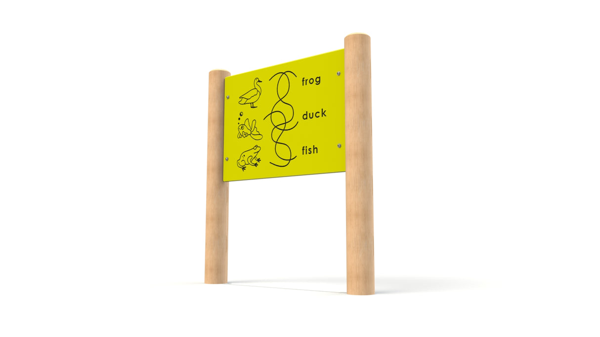 Duck, Fish, Frog Panel