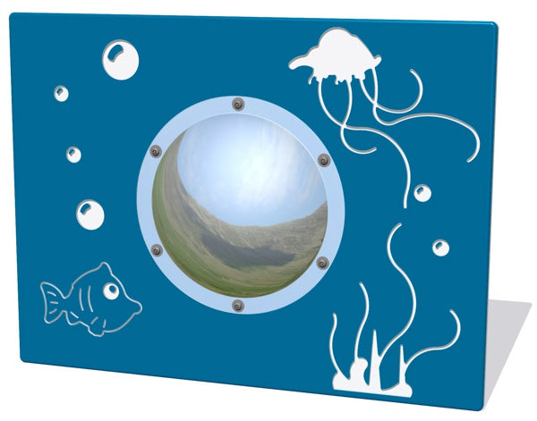 Underwater Scene Play Panel with Mirrored Dome