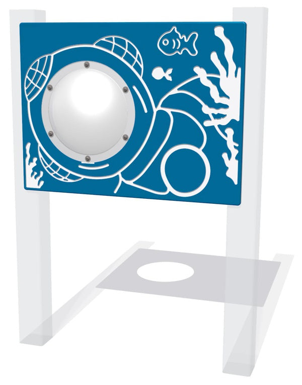 Underwater Diver Play Panel with Clear Dome
