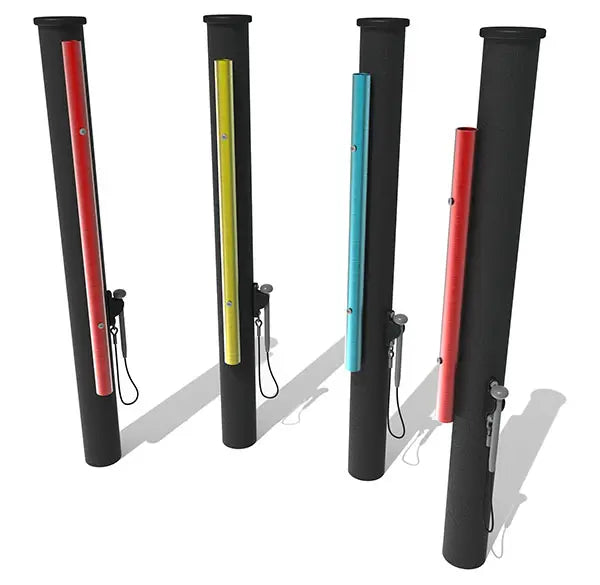 Eco-Multi Chimes (4 Set) with Posts