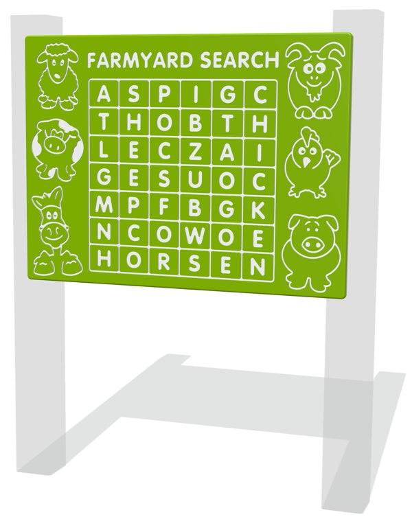 Farmyard Search Play Panel