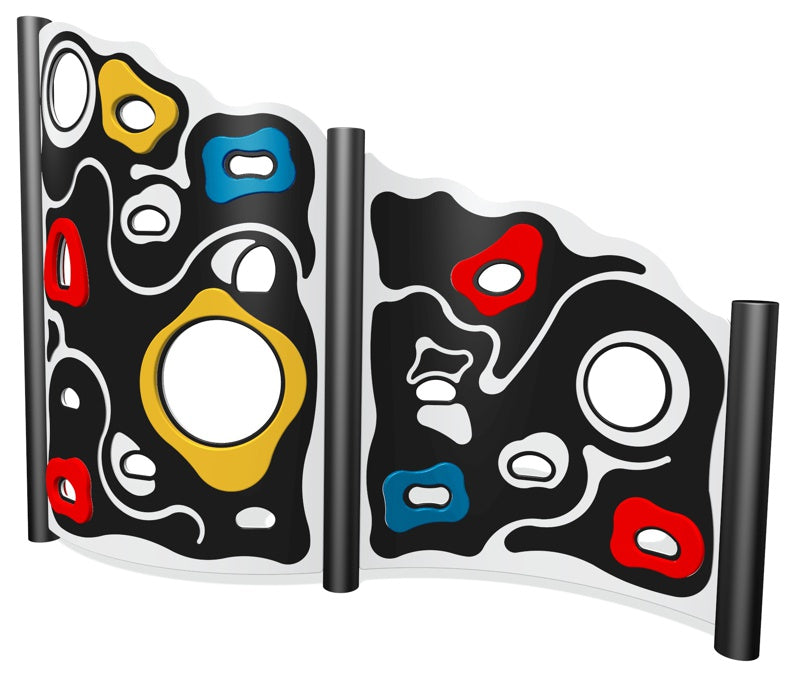 Curved Extreme Climbing Wall (Set of 2)